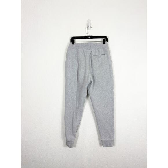 Allsaints Men’s Raven Cuffed Slim Fit Ramskull Sweatpants Medium Heather Gray - Picture 14 of 15
